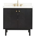 thumbnail image 1 of Avanity ADELE-VS37-BK Adele 36" Free Standing Single Basin Vanity Set - Black, 1 of 7