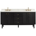 thumbnail image 1 of Avanity ADELE-VS73-BK Adele 72" Free Standing Double Basin Vanity Set - Black, 1 of 7