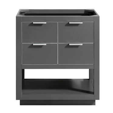Avanity Allie-V30 Allie 30" Single Free Standing Wood Vanity Cabinet Only - Grey