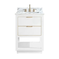 Avanity Allie-Vs25-G-C Allie 24" Free Standing Single Basin Vanity Set - White