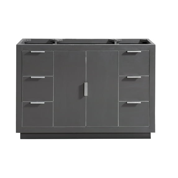 Avanity Austen-V48 Austen 48" Single Free Standing Wood Vanity Cabinet Only - Grey
