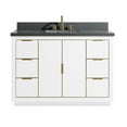 thumbnail image 1 of Avanity Austen-Vs49-G-Gq Austen 48" Free Standing Single Basin Vanity Set - White, 1 of 7