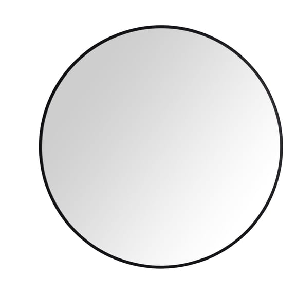 Avanity AVON-M30-MB Avon 30" Diameter Modern Circular Stainless Steel Framed Bathroom Wall