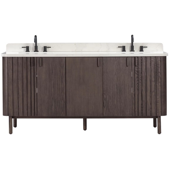 Avanity Blakely-Vs73 Blakely 72" Free Standing Double Basin Vanity Set - Brown Oak