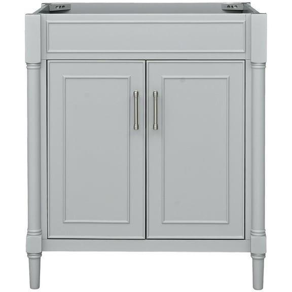 Avanity Bristol-V30 Bristol 30" Single Free Standing Vanity Cabinet Only - Grey