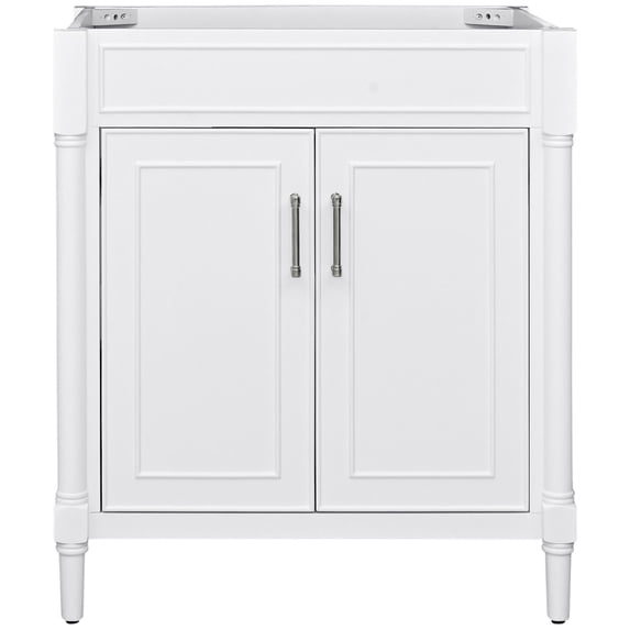 Avanity BRISTOL-V30-WT Bristol 30" Single Free Standing Vanity Cabinet Only - White