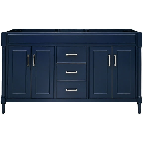 Avanity Bristol-V60 Bristol 60" Double Free Standing Vanity Cabinet Only - Blue