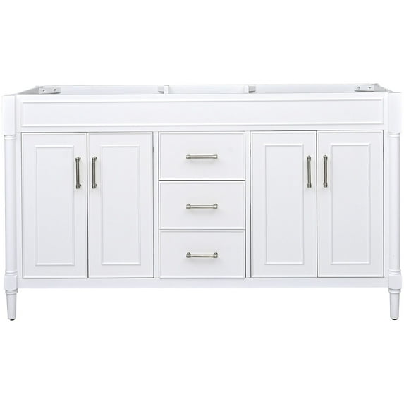 Avanity Bristol-V60 Bristol 60" Double Free Standing Vanity Cabinet Only - White