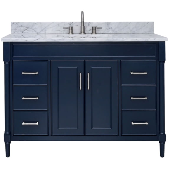 Avanity BRISTOL-VS49-NB-C Bristol 48" Free Standing Single Basin Vanity Set - Blue