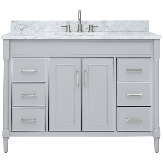 Avanity Bristol-Vs49-C Bristol 48" Free Standing Single Basin Vanity Set - Grey