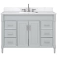 thumbnail image 1 of Avanity BRISTOL-VS49-LG-E Bristol 48" Free Standing Single Basin Vanity Set - Grey, 1 of 7