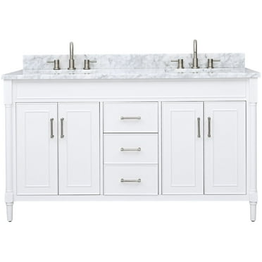 Avanity Bristol-Vs61-C Bristol 60" Free Standing Double Basin Vanity Set - White