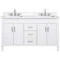 thumbnail image 1 of Avanity BRISTOL-VS61-WT-E Bristol 60" Free Standing Double Basin Vanity Set - White, 1 of 7