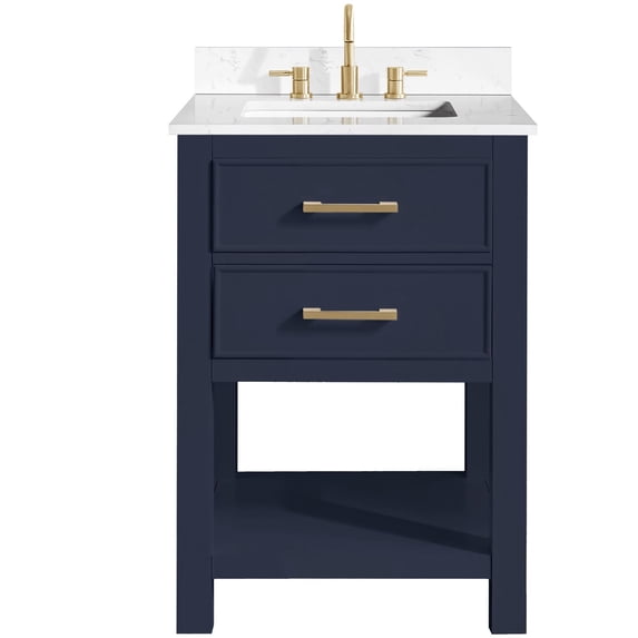 Avanity BROOKS-VS25-NB-E Brooks 24" Free Standing Single Basin Vanity Set - Blue