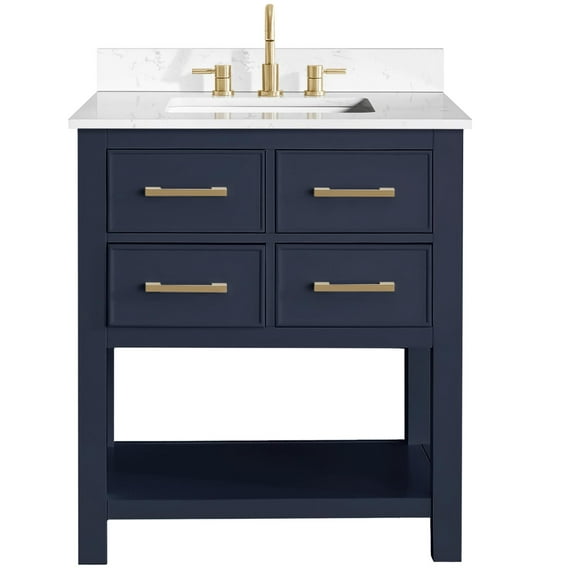 Avanity Brooks-Vs31-E Brooks 32" Free Standing Single Basin Vanity Set - Blue