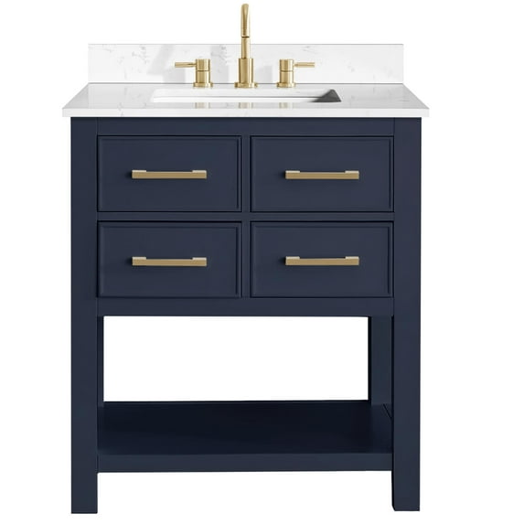 Avanity Brooks-Vs31-E Brooks 32" Free Standing Single Basin Vanity Set - Blue