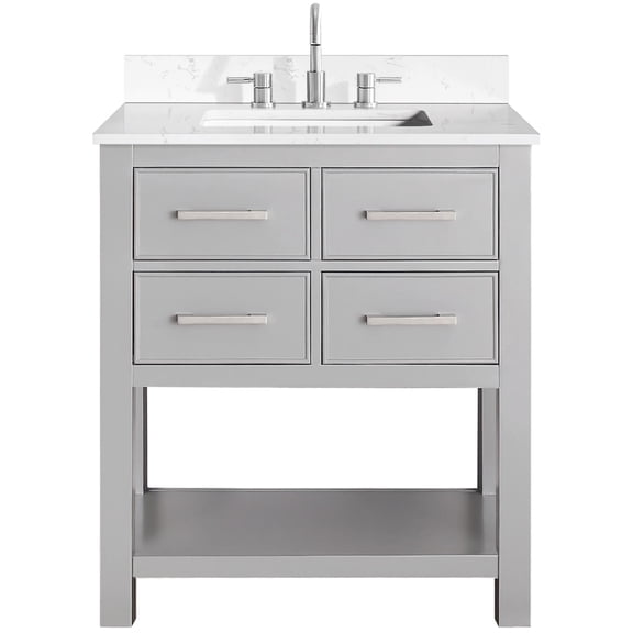 Avanity Brooks-Vs31-E Brooks 32" Free Standing Single Basin Vanity Set - Grey