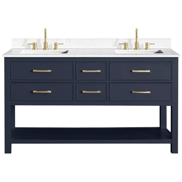 Avanity Brooks-Vs61-E Brooks 60" Free Standing Double Basin Vanity Set - Blue