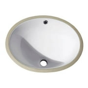 Avanity Cum16 16" Undermount Bathroom Sink - White