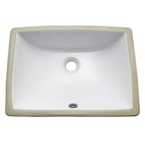 Avanity Cum18-R 18" Rectangular Vitreous China Undermount Bathroom Sink - White