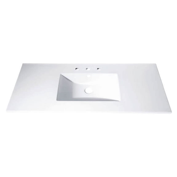 Avanity Cut49 49" Vitreous China Vanity Top - White