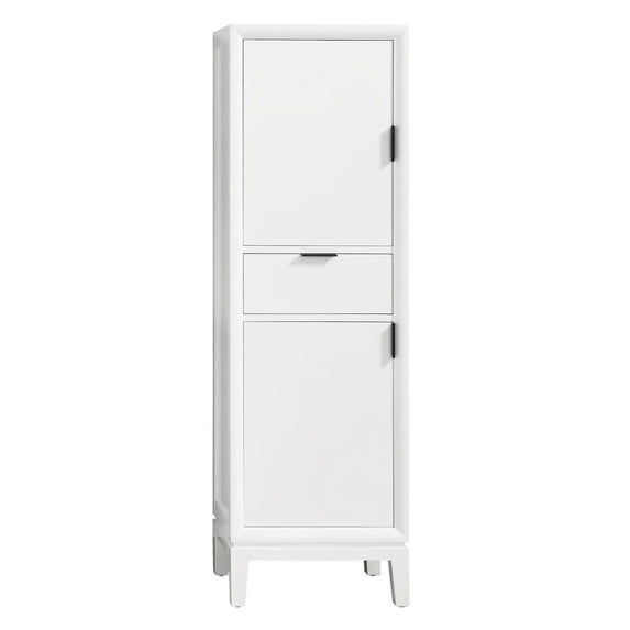 Avanity Emma-Lt20 Emma 65" Plywood And Wood Free Standing Linen Tower - White