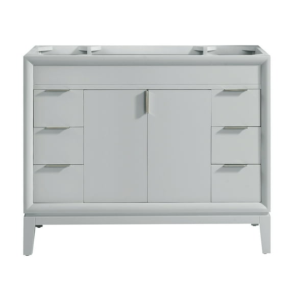 Avanity Emma-V42 Emma 42" Single Free Standing Wood Vanity Cabinet Only - Grey