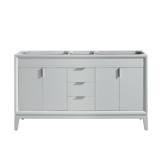 Avanity EMMA-V60-DG Emma 60" Double Free Standing Wood Vanity Cabinet Only - Grey