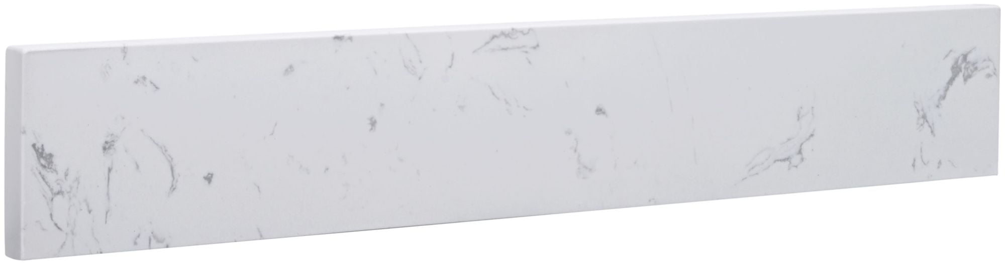 Cala White Engineered Stone Wall Sidesplash 21.1"