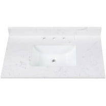 Avanity Eut37-Rs 37" Engineered Stone Vanity Top - Cala White
