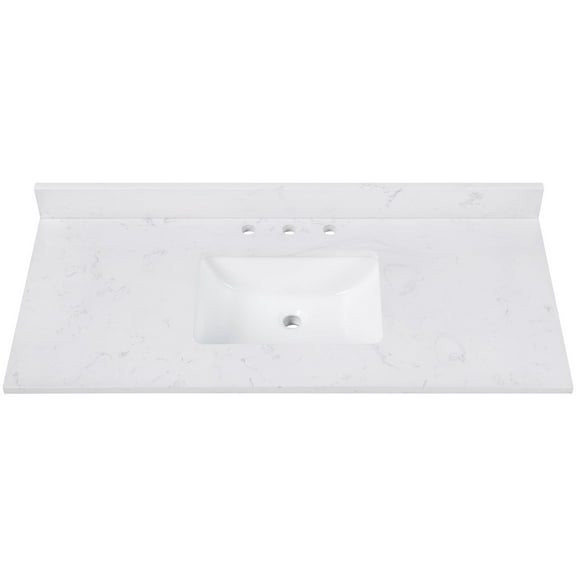 Avanity Eut49-Rs 49" Engineered Stone Vanity Top - Cala White