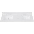 thumbnail image 1 of Avanity EUT61CW-RS 61" Engineered Stone Vanity Top - Cala White, 1 of 4