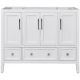 thumbnail image 1 of Avanity Everette-V42-Wt Everette 42" Single Free Standing Vanity Cabinet Only - White, 1 of 5