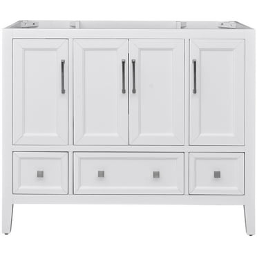 Avanity Everette-V42-Wt Everette 42" Single Free Standing Vanity Cabinet Only - White