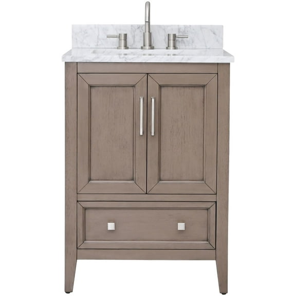 Avanity Everette-Vs25-Wd-C Everette 24" Single Basin Vanity Set - MultiColor