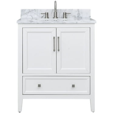 Avanity Everette-Vs31-Wt-C Everette 30" Free Standing Single Basin Vanity Set - White