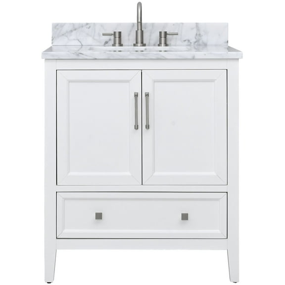 Avanity Everette-Vs31-Wt-C Everette 30" Free Standing Single Basin Vanity Set - White