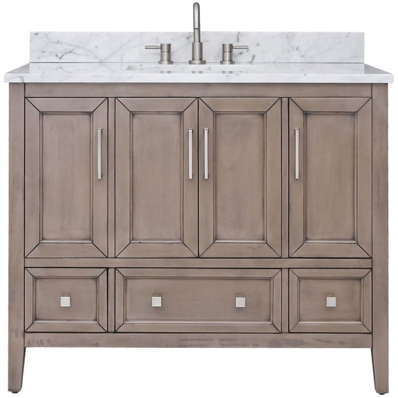 Avanity EVERETTE-VS43-WD-C Everette 42" Single Basin Vanity Set - MultiColor