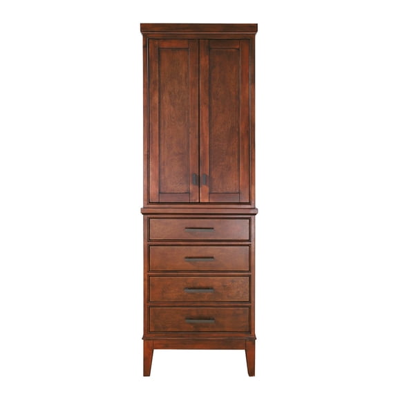 AVANITY Madison 24 in. Freestanding Linen Cabinet - 24"W x 71"H Tobacco
