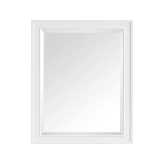 Avanity MADISON-M28-WT Madison 28" W X 32" H Rectangular Framed Bathroom Wall Mirror -