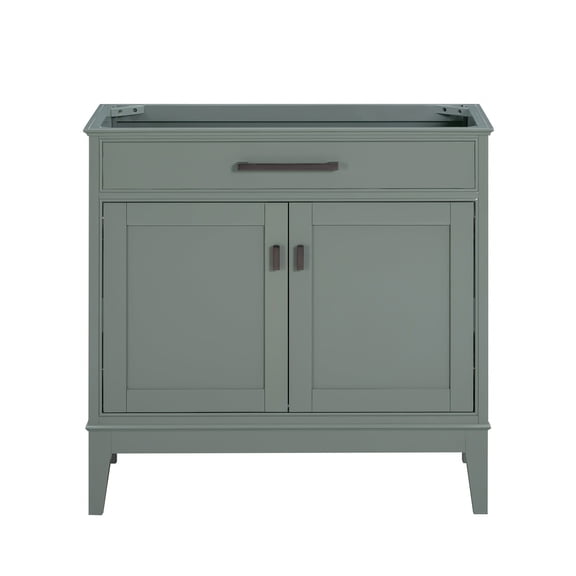 Avanity Madison-V36 Madison 36" Single Free Standing Vanity Cabinet Only - Smoke Green