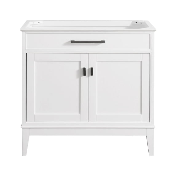 Avanity MADISON-V36-WT Madison 36" Single Free Standing Vanity Cabinet Only - White