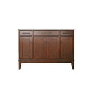 Avanity Madison-V48 Madison 48" Single Free Standing Vanity Cabinet Only - Tobacco