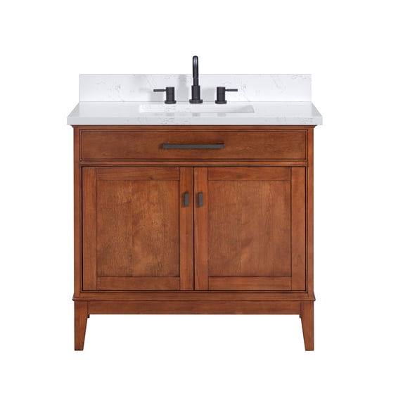 Avanity MADISON-VS37-TO-E Madison 36" Free Standing Single Basin Vanity Set - Tobacco