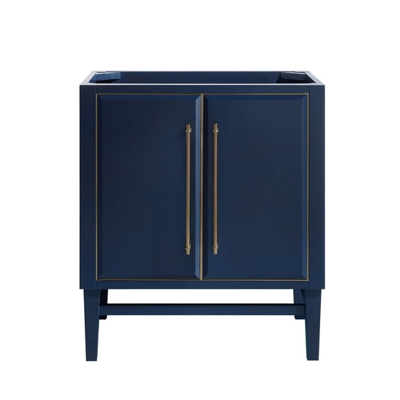 Avanity MASON-V30-NBG Mason 30" Single Free Standing Wood Vanity Cabinet Only - Blue