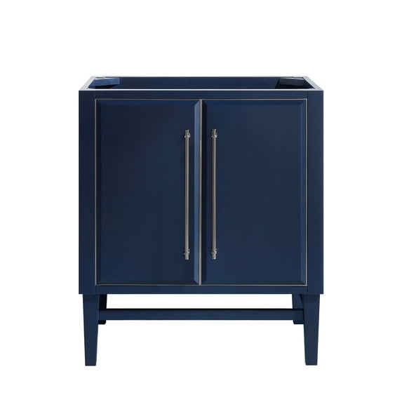Avanity MASON-V30-NBS Mason 30" Single Free Standing Wood Vanity Cabinet Only - Blue