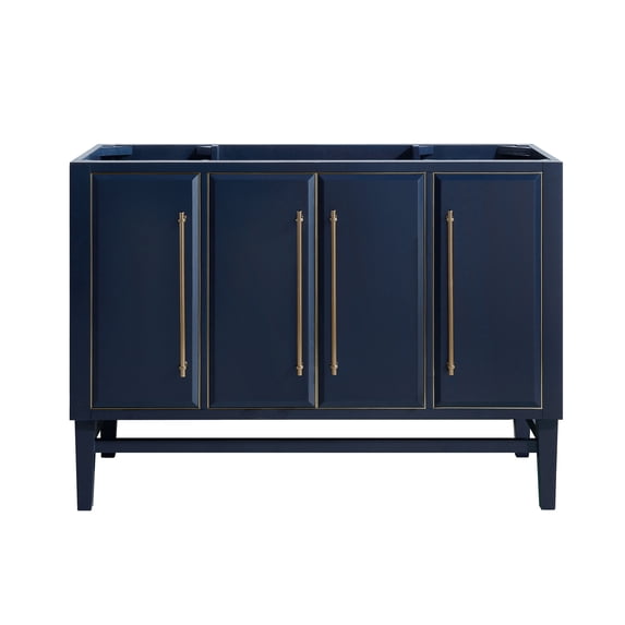Avanity MASON-V48-NBG Mason 48" Single Free Standing Wood Vanity Cabinet Only - Blue