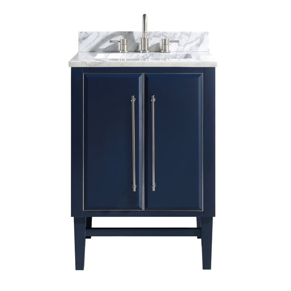 Avanity MASON-VS25-NBS-C Mason 24" Free Standing Single Basin Vanity Set - Blue