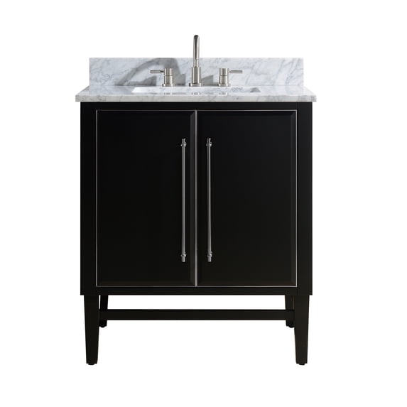Avanity MASON-VS31-BKS-C Mason 32" Free Standing Single Basin Vanity Set - Black