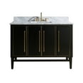 thumbnail image 1 of Avanity MASON-VS49-BKG-C Mason 48" Free Standing Single Basin Vanity Set - Black, 1 of 7